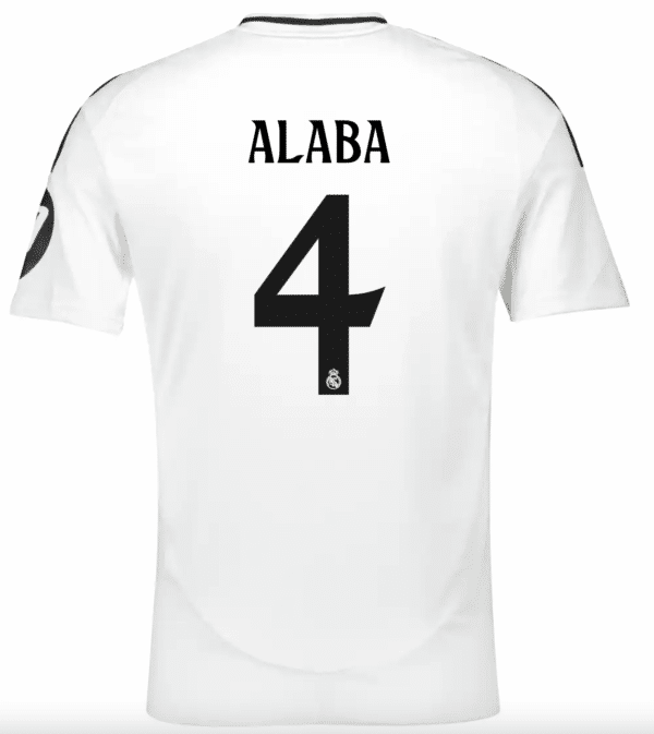 Camiseta Alaba del Real Madrid 2024/2025 Primera equipación oficial