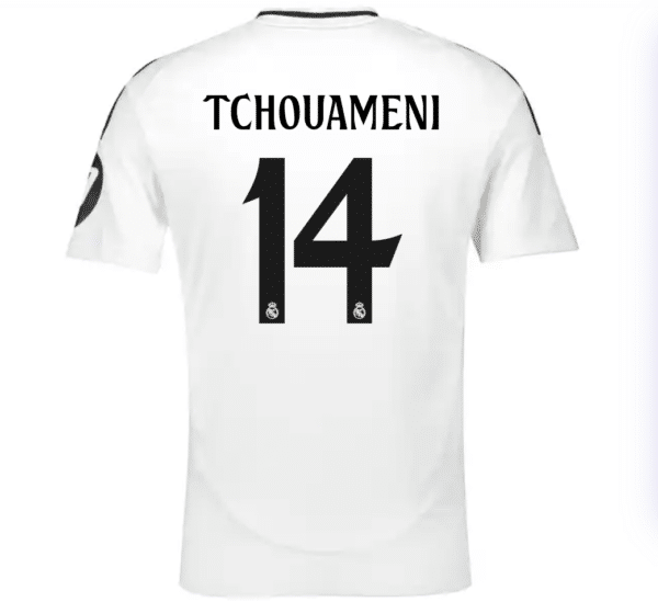 Camiseta Tchouaméni del Real Madrid 2024/2025 Primera equipación oficial