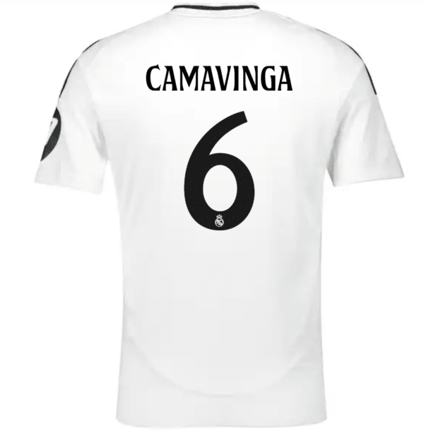 Camiseta Camavinga del Real Madrid 2024/2025 Primera equipación oficial