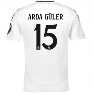 Camiseta Arda Güler del Real Madrid 2024/2025 Primera equipación oficial