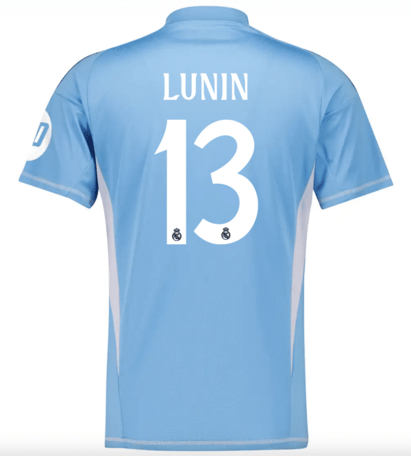 Camiseta Lunin del Real Madrid 2024/2025 Primera equipación oficial