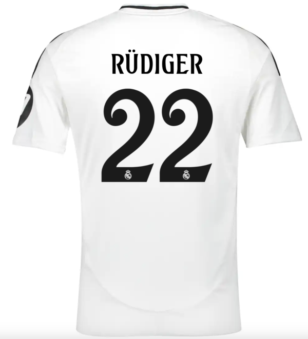 Camiseta Rüdiger del Real Madrid 2024/2025 Primera equipación oficial