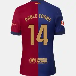 Camiseta Pablo Torre del FC Barcelona 2024/2025 primera equipación